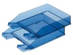 Brievenbak HAN A4 Standaard transparant blauw