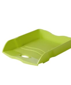 Brievenbak HAN Re-LOOP A4/C4 stapel- en nestbaar, limoen 100% gerecycled materiaal