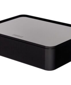 Smart-organiser Han Allison box met binnenschaal en deksel  jet zwart, stapelbaar