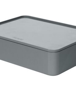 Smart-organiser Han Allison box met binnenschaal en deksel  graniet grijs, stapelbaar