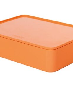 Smart-organiser Han Allison box met binnenschaal en deksel  abrikoos oranje, stapelbaar