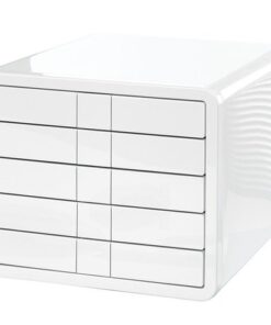Ladekast HAN i-Box met 5 gesloten laden wit