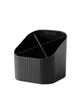 Pennenkoker HAN Re-X-LOOP 4-vaks, zwart 100% gerecycled     materiaal