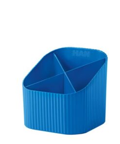 Pennenkoker HAN Re-X-LOOP 4-vaks, blauw 100% gerecycled     materiaal