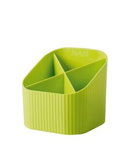 Pennenkoker HAN Re-X-LOOP 4-vaks, limoen 100% gerecycled    materiaal