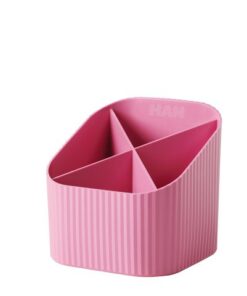 Pennenkoker HAN Re-X-LOOP 4-vaks, roze 100% gerecycled      materiaal