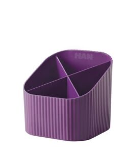 Pennenkoker HAN Re-X-LOOP 4-vaks, lila 100% gerecycled      materiaal