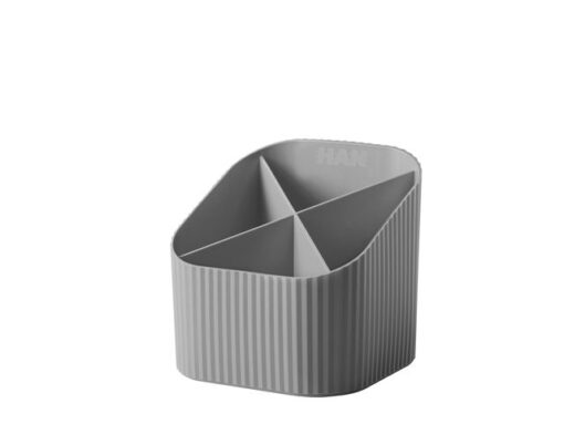 Pennenkoker HAN Re-X-LOOP 4-vaks, grijs 100% gerecycled     materiaal