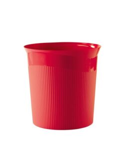 Papierbak HAN Re-LOOP,13 liter rond, rood 100% gerecycled materiaal
