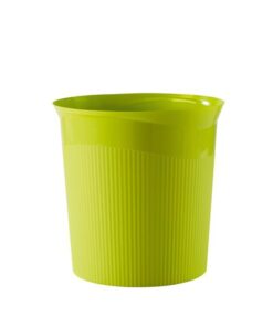 Papierbak HAN Re-LOOP,13 liter rond, limoen 100% gerecycled materiaal