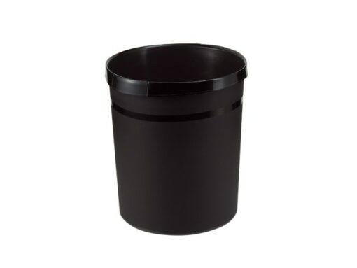 Papierbak HAN Grip 18 liter met 2 grijpranden zwart