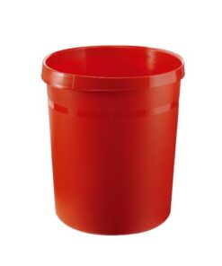 Papierbak HAN Grip 18 liter met 2 grijpranden rood