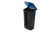 Inzetbakje voor afvalbak HAN Mondo 3 liter zwart / blauw