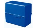 Kaartenbak HAN breed A6 kunststof blauw