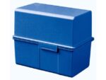 Kaartenbak HAN breed A7 kunststof blauw