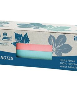 Info Notes Info nature notes ass kleur 50x40, 12 blokken a 100 vel