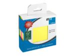 Info notes 75x75mm 3 x 100 blaadjes, 3 kleuren, FSC,        hanging hole.