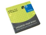 Info Notes 75x75mm fel groen blok a 80 vel ruit