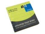 Info Notes 75x75mm fel groen blok a 80 vel gelinieerd