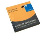 Info Notes 75x75mm fel geel blok a 80 vel gelinieerd