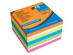 Powernotes info notes 75x75mm ass. felle kleuren blok a 450 vel.