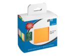 Info notes 75x75mm kubus 450 blaadjes, mix 6 kleuren, FSC,  hanging hole.