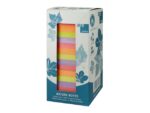 Info notes 75x75mm 16 x 100 blaadjes, 4 kleuren, blauwe engel, toren verpakking.