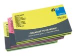 Info Notes 125x75mm assorti felle kleuren pak a 6 blok