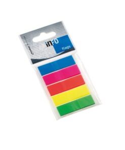 Info Notes Info flags 12,5x43mm assorti blister à 5 kleuren
