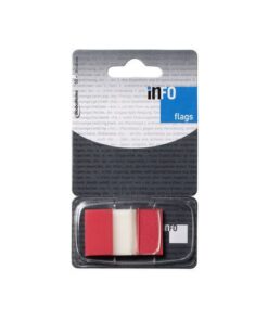 Info Notes Info flags 25x43mm rood blister à 50 stuks
