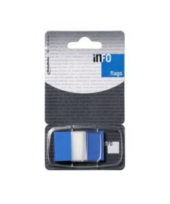 Info Notes Info flags 25x43mm blauw blister à 50 stuks
