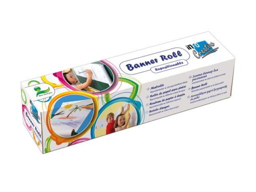 Tekenrol Info Notes 30cmx12,2m blanko per rol in bedrukte   doos