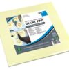 Info notes 300x300mm GiantPad - geel blok a 50 vel