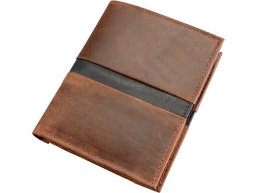 Alassio Portefeuille Pride and Soul leer bruin 12x10cm
