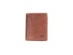Portefeuille Mika bruin RFID. Leer. 12x10x2,5cm