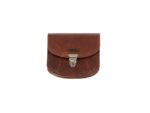 Portefeuille Mika bruin RFID. Leer. 10x10x2cm
