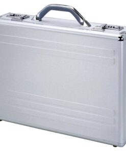 Laptopkoffer Alumaxx KRONOS zilver aluminium.