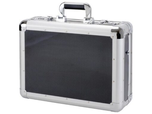 Laptop koffer Alumaxx C-1 aluminium zilver-carbonlook