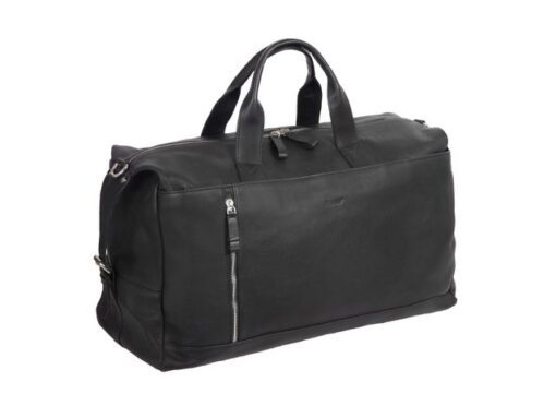 Weekendtas Alassio TORO. Zwart leer.