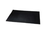 Bureauonderlegger Alassio echt leer. zwart 65x45cm