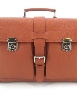 Juscha Schooltas bruin leder