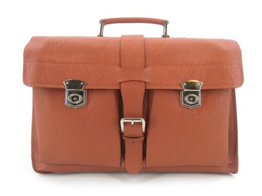 Juscha Schooltas bruin leder