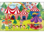 Kangaro KTC Bureauonderlegger Kangaro PP 38x58cm dessin Circus