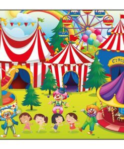 Bureauonderlegger Kangaro PP 38x58cm dessin Circus