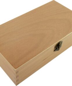 Tekendoos beukenhout Kangaro 3-vaks gelakt, formaat 25x14x6,5 cm
