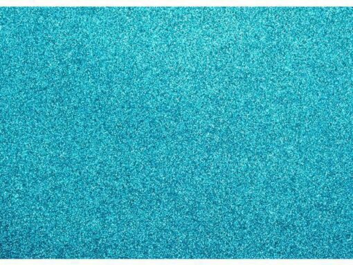 Kangaro KTC Glitterkarton Kangaro oceaan blauw 50x70cm pak à 10 vel
