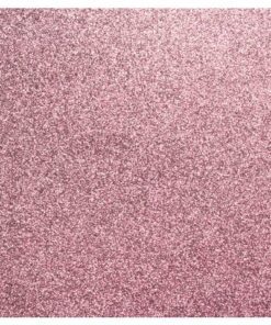 Kangaro KTC Glitterkarton Kangaro oud roze 50x70cm pak à 10 vel
