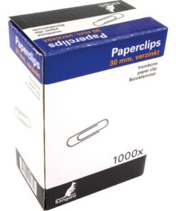 Kangaro KTC Paperclip Kangaro 30 mm, rond, doosje à 1000 stuks, verzinkt