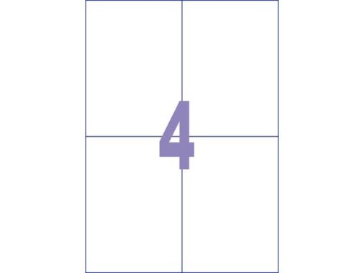 Kangaro KTC Etiket Kangaro ILK 105x148mm doos à 25 vel, 4 etiketten per A4 vel