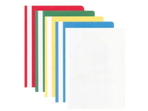 Kangaro KTC Snelhechtermap Kangaro A4 PP assorti krimp à 5 stuks